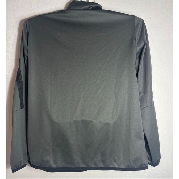 Nike Mens Size XL Minnesota State University Mankato Zip Sweatshirt Gray/Black - Picture 3 of 8